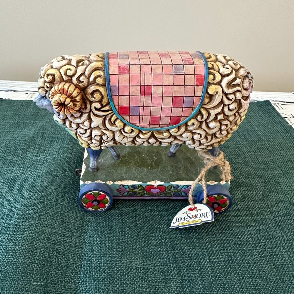 Jim Shore Wooly Ram Cast Figurine
